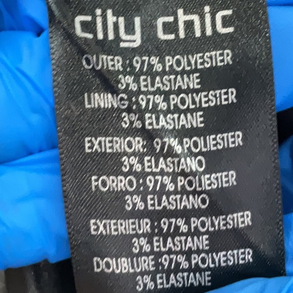 NWOT Stunning Designer City Chic Cocktail Dress - 14 Plus - Picture 4 of 4